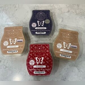 Scentsy Wax Bar Bundle - Hazelnut Latte, Falling Apples, Fairy Tale Pumpkin
